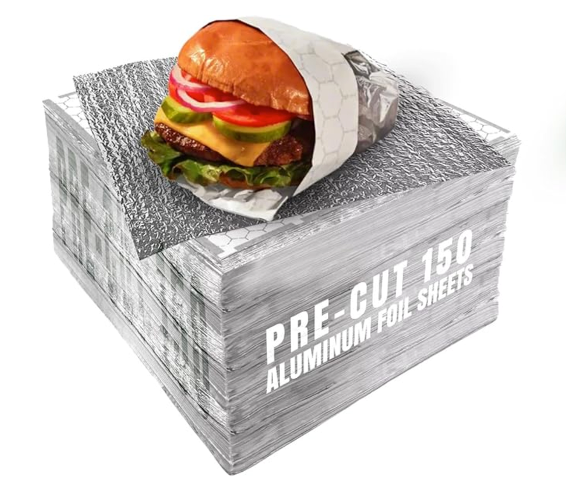 Pre-Cut Foil Sheets — 150 Pack